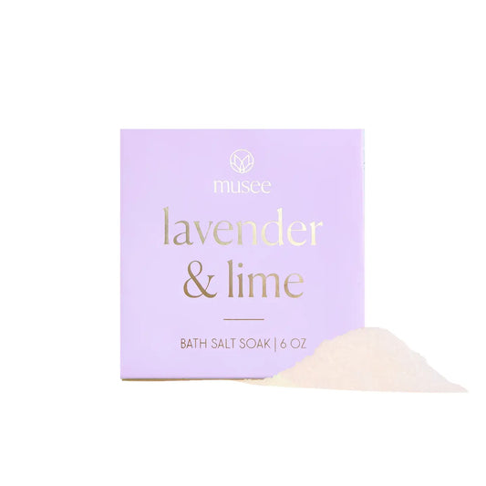 Mini Bath Salt Soak | Lavender & Lime