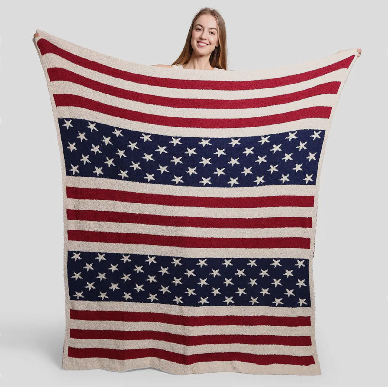 Pastel American Flag Blanket - Independence Fund Support