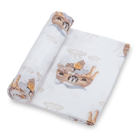 Muslin Swaddle Blanket | Noah's Ark
