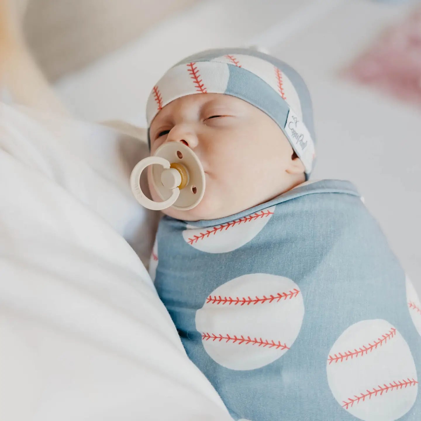 Knit Swaddle Blanket | Slugger