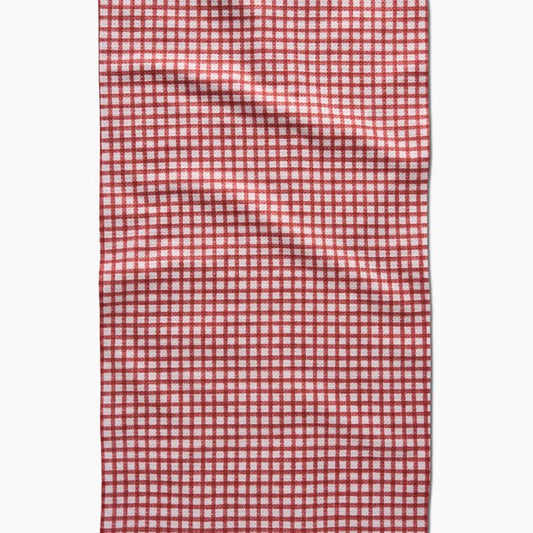 Tea Towel | Fireside Plaid Red