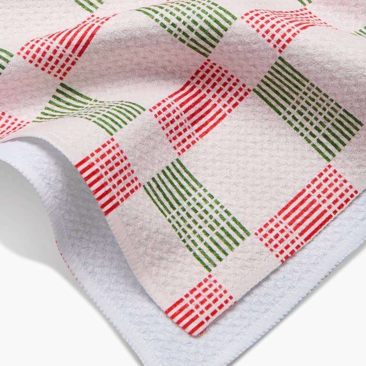 Tea Towel | Be Merry Plaid