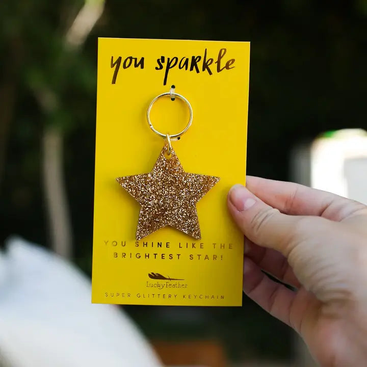 Glitter Keychain | Icon | Assorted