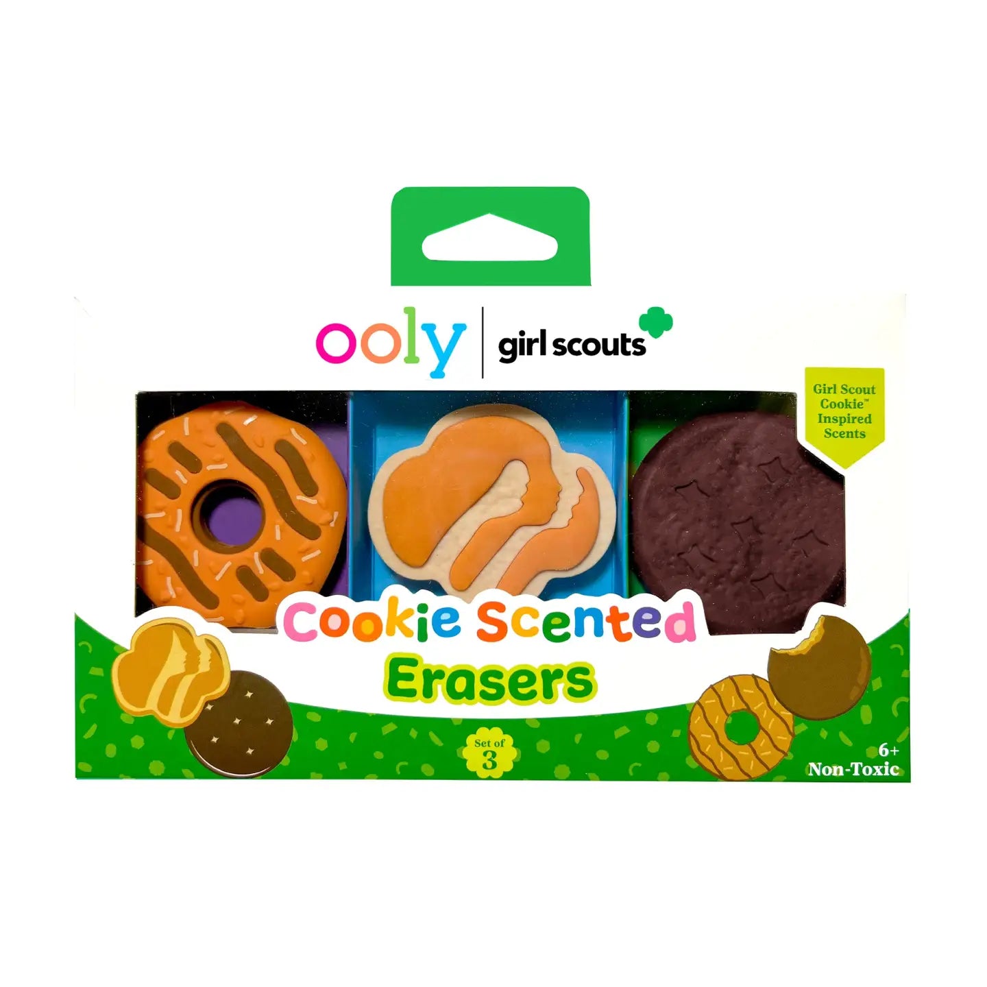 OOLY X Girl Scouts: Cookie Scented Erasers