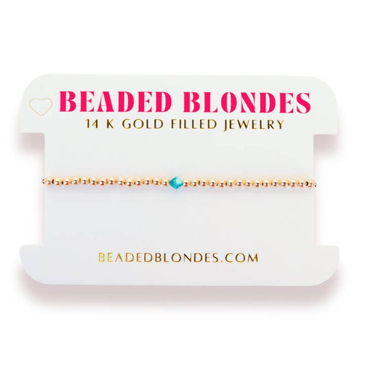 Birthstone Swarovski Crystal Bracelet | December