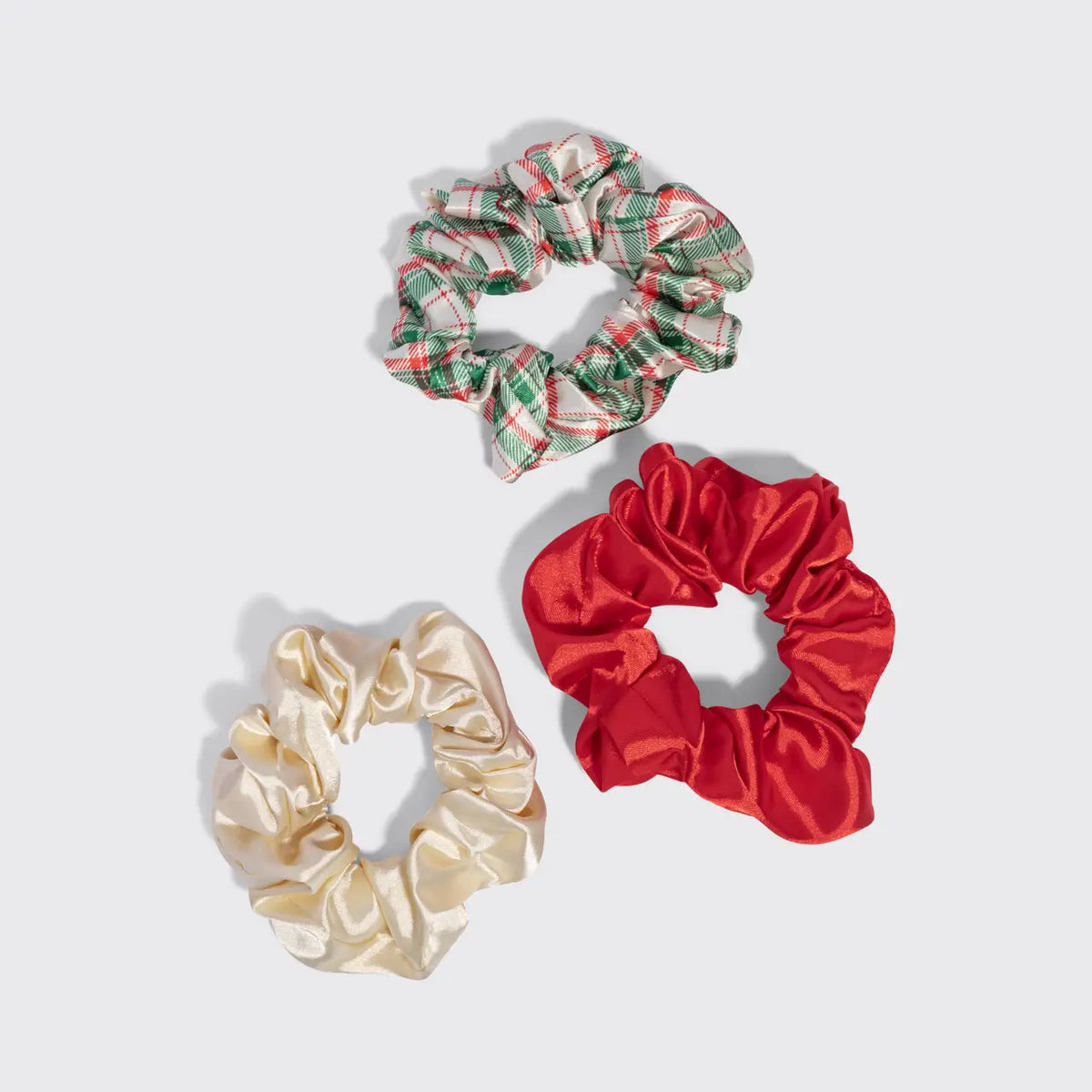 Holiday Scrunchies 3pc Set | Multi-Color