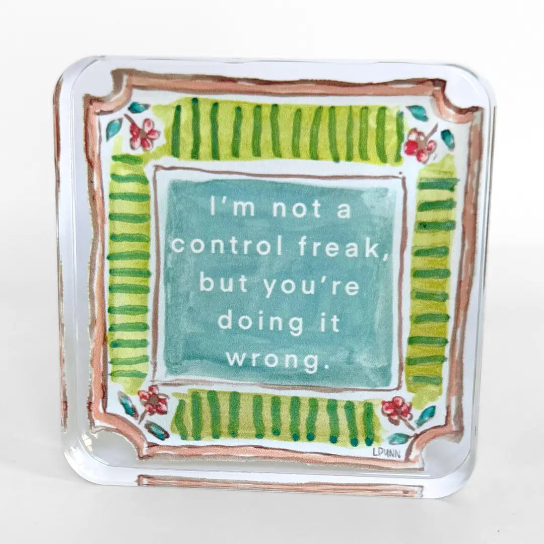 Acrylic Block | Control Freak