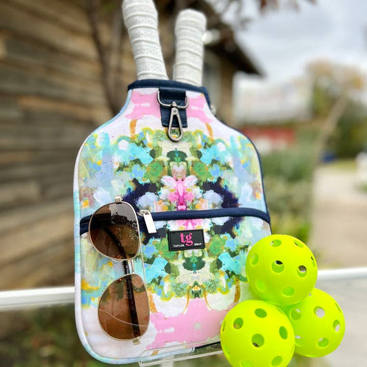 Pickleball Paddle Cover | Nantucket Bloom | Laura Park