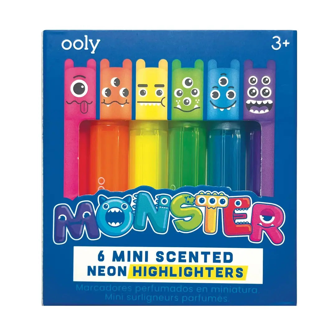 Monster: Mini Scented Neon Highlighters