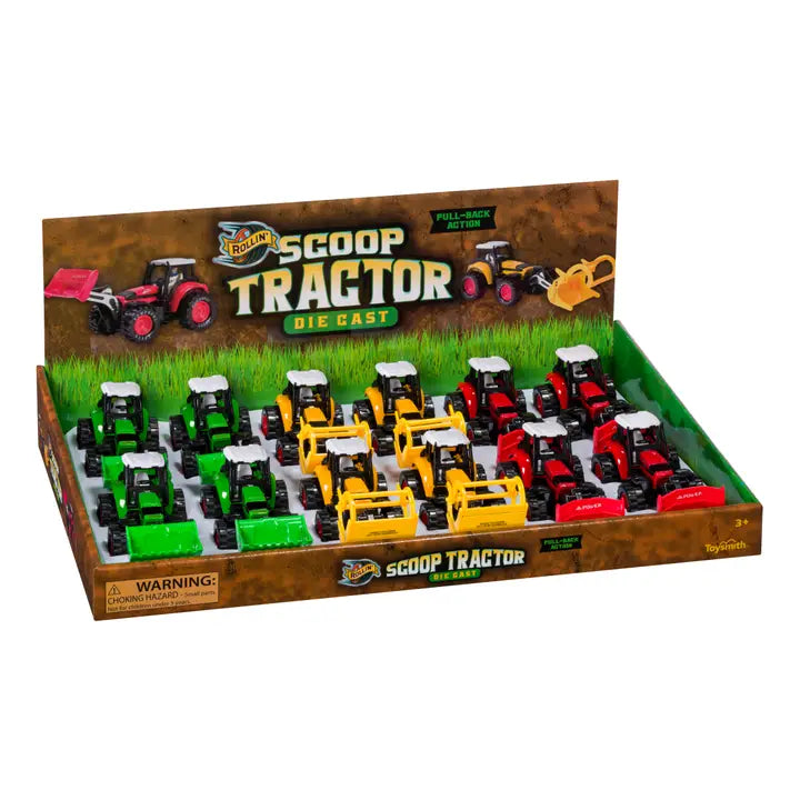 Die Cast Scoop Tractor | Assorted Styles