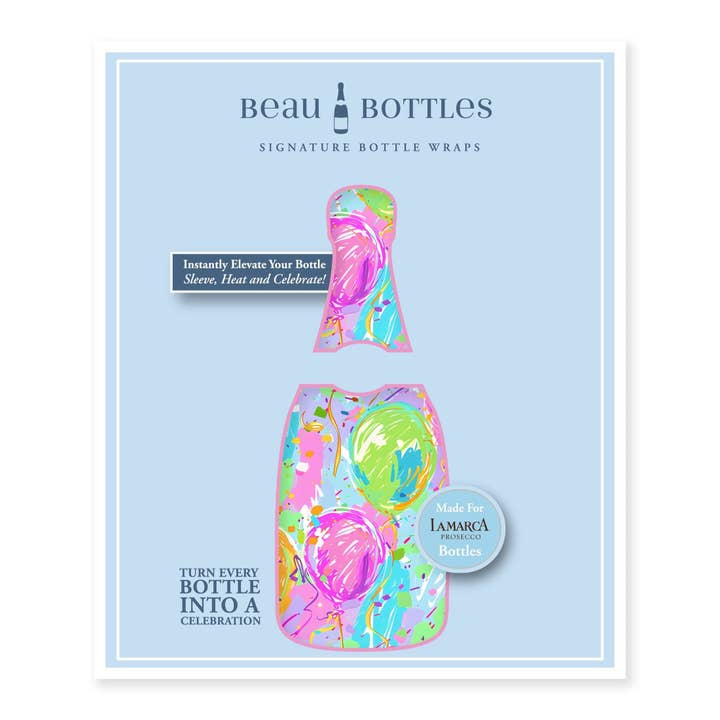 Beau Bottles Birthday Balloons | Prosecco Collection