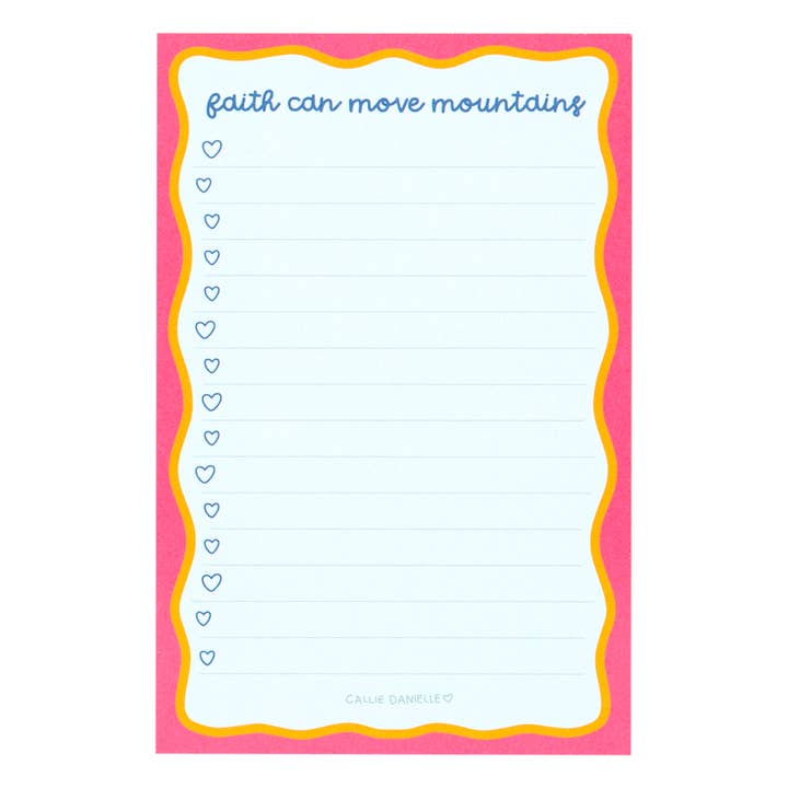 Notepad | Faith Can Move Mountains