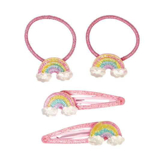 Glitter Rainbow Hair Accessories