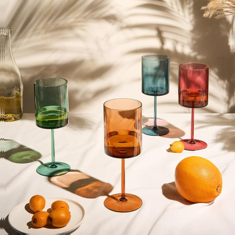 Unbreakable Wine Glass | Square | Orange