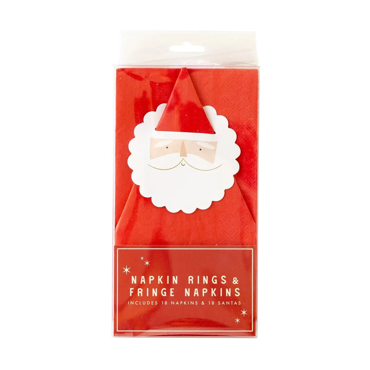 Santa Napkin Ring and Napkin Set