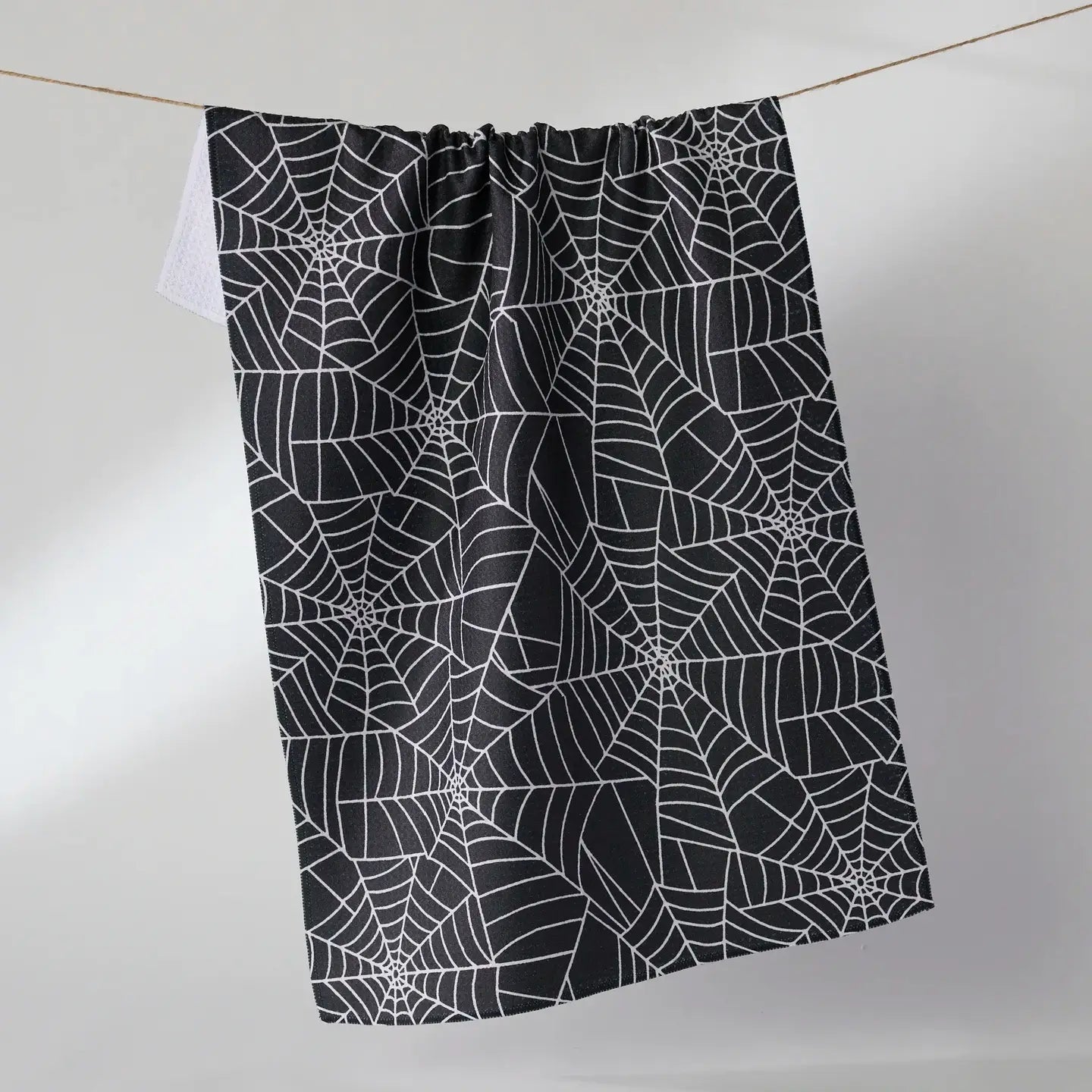 Tea Towel | Whisper Web Black