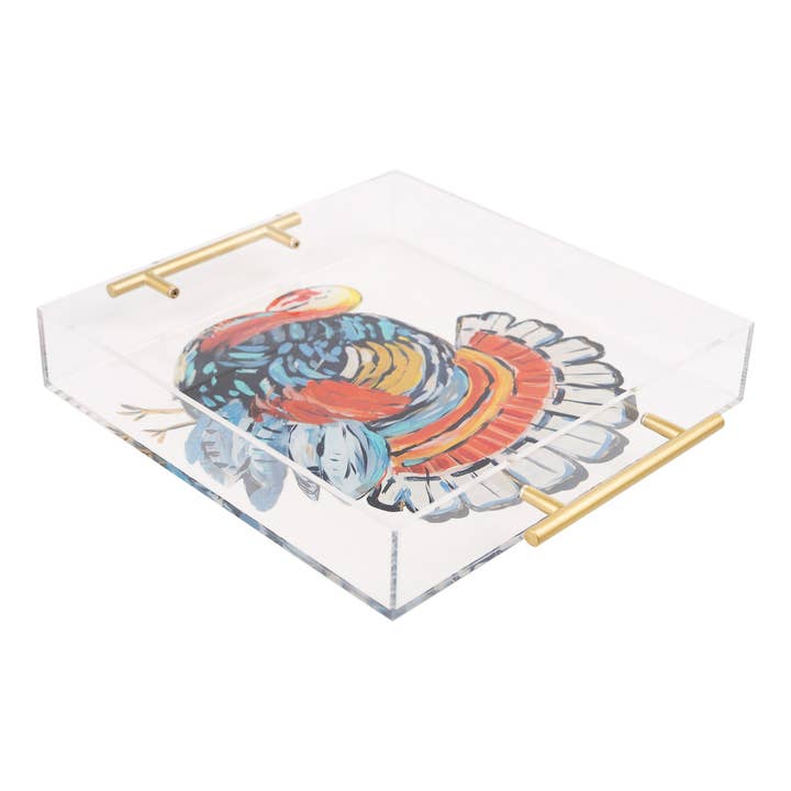 Colorful Turkey | Acrylic Tray