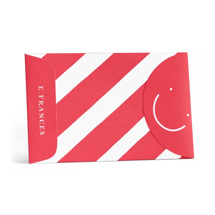 Little Note Envelopes | Candy Cane Stripe