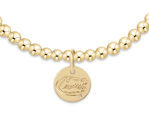 eCOLLEGIATE Gold 3mm Bracelet | Florida