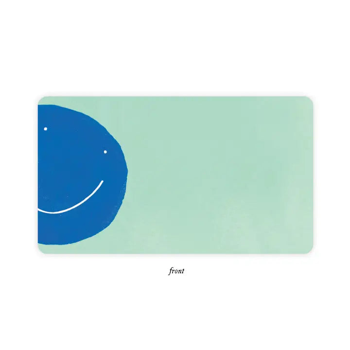 Little Notes | Blue Smiley