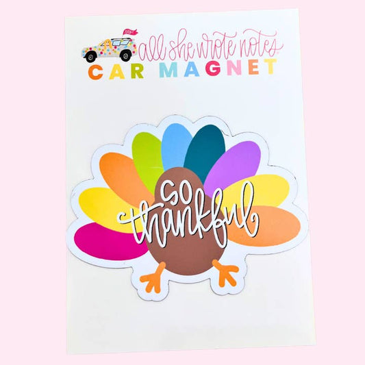 Car Magnet | Thankful Turkey