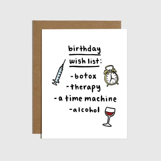 Birthday Card | Birthday Wishlist