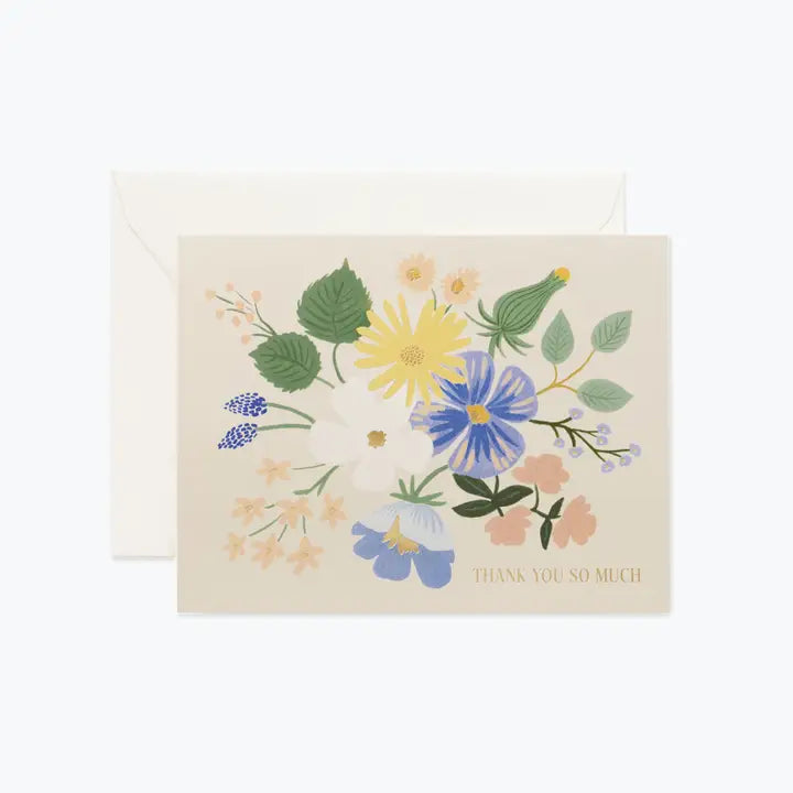 Boxed Set of Thank You Cards | Garden Party Blue