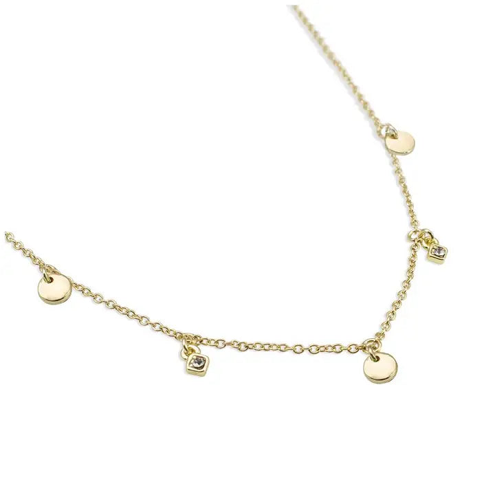 Dangle Necklace Gold | Dots Of Joy