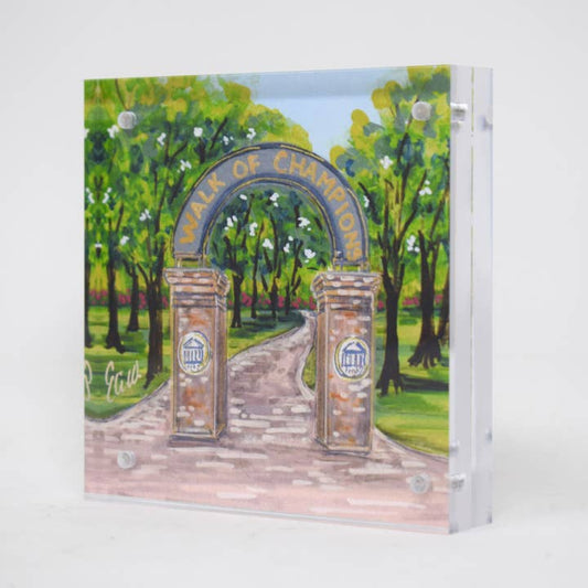 Ole Miss Landmark Acrylic Block | 4x4