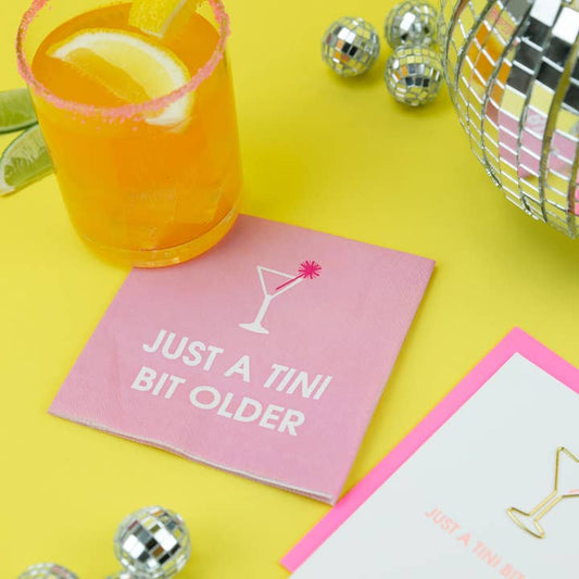 Cocktail Napkins | Just A Tini Bit Older