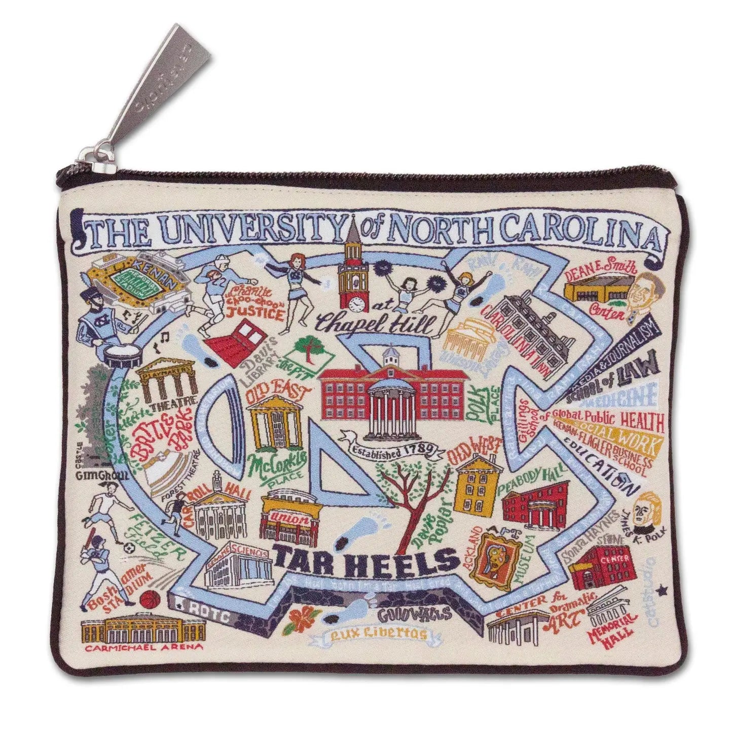 University of North Carolina Collegiate Zip Pouch