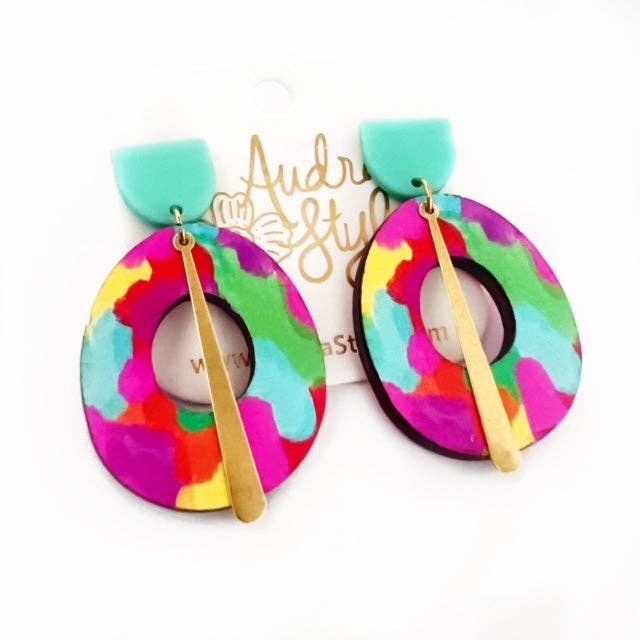 Fall Statement Earrings | Colorful Bold
