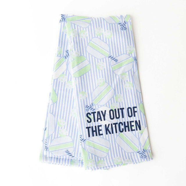 Kitchen Towel Set | Blue Pickleball Stripe
