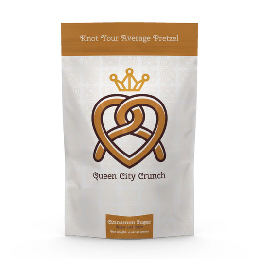 QCC | 4oz Snack Bag | Cinnamon Sugar Pretzels