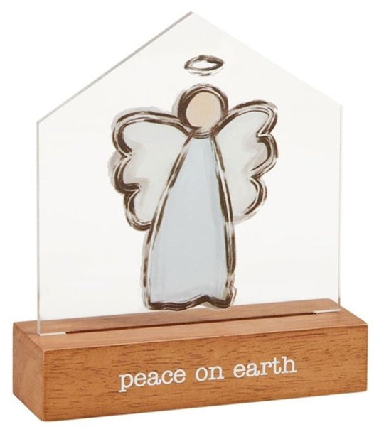 Nativity Light-Up Plaque | Angel
