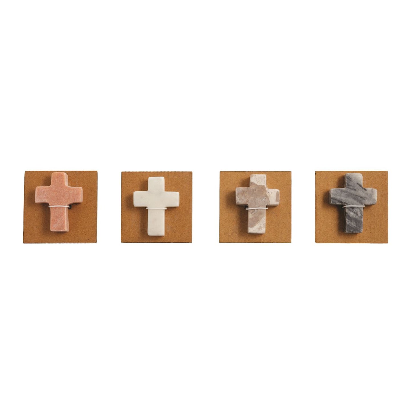 Marble Pocket Crosses | Assorted Colors