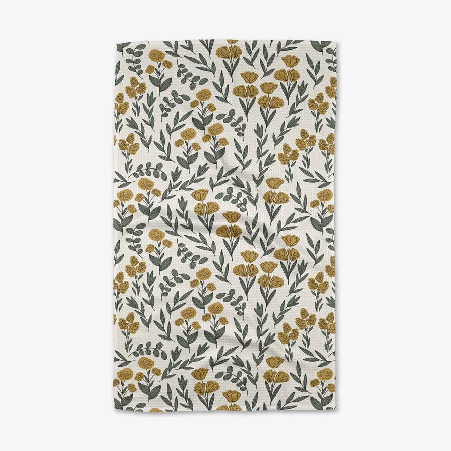 Tea Towel | Charolette Yellow