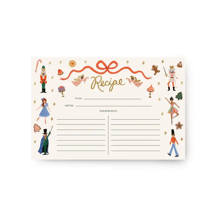 Recipe Cards | Nutcracker