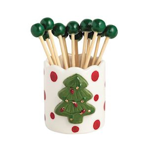Bagged Tree Toothpick Holder