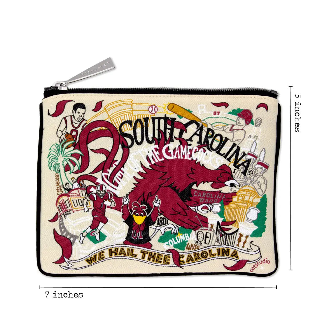 University of South Carolina Collegiate Zip Pouch
