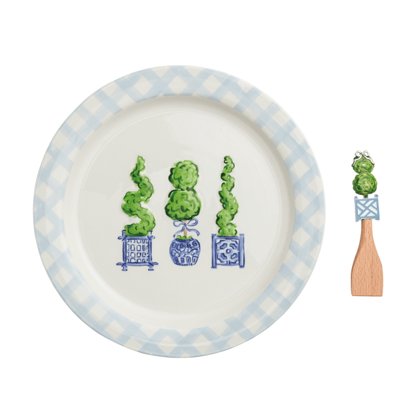 Topiary Round Platter