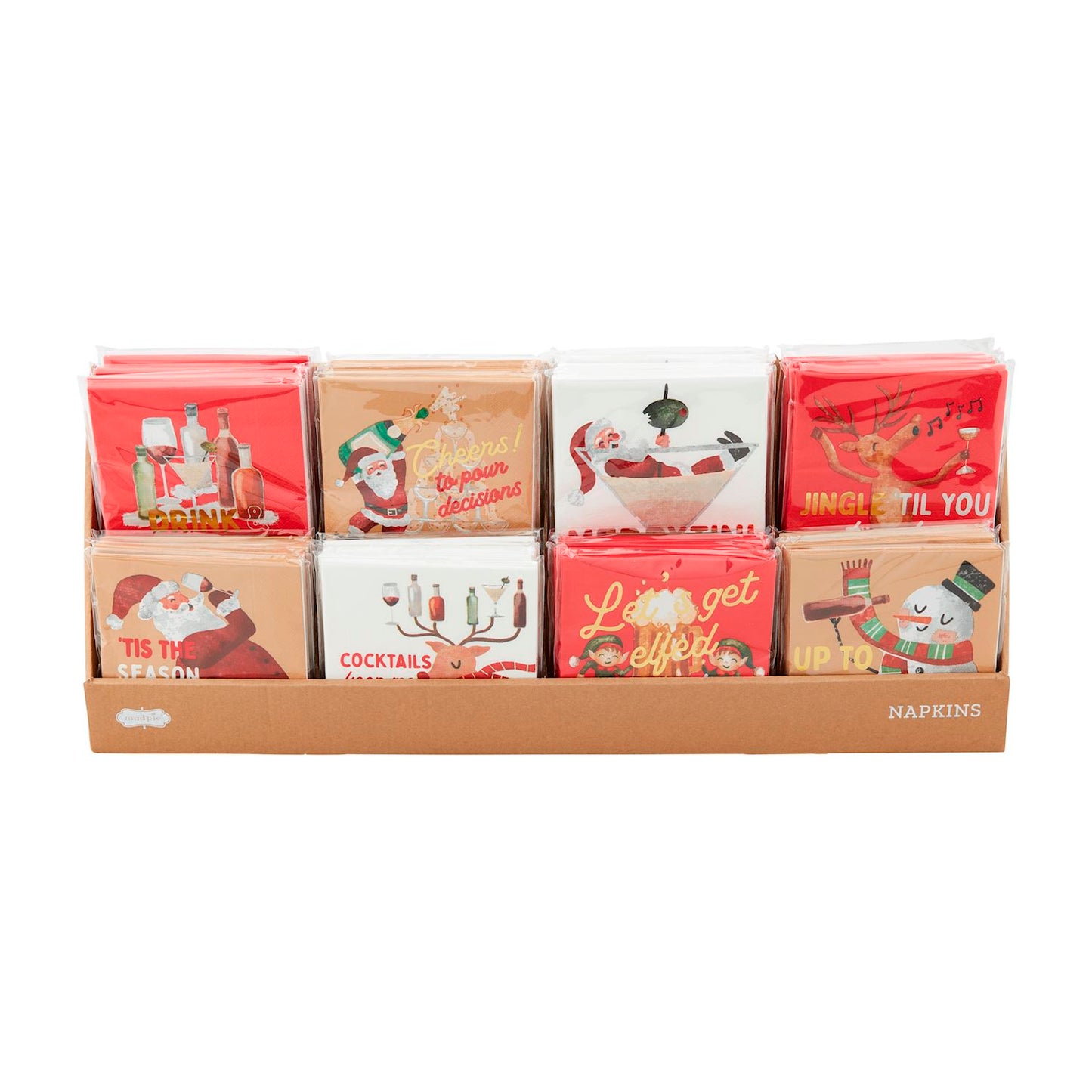 Holiday Bar Napkin Sets | Assorted Styles