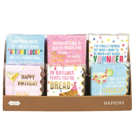 Funny Birthday Napkins | Assorted
