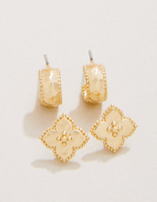 Richmond Hill Earring Set Gold | 2 Pairs