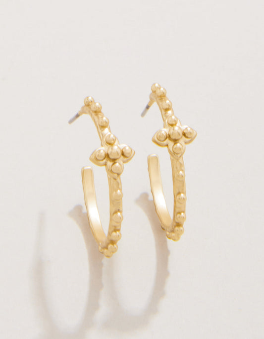 Richmond Hill Hoop Earrings 25mm Gold