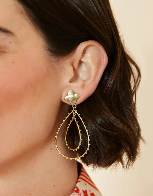 Richmond Hill Teardrop Earrings Gold