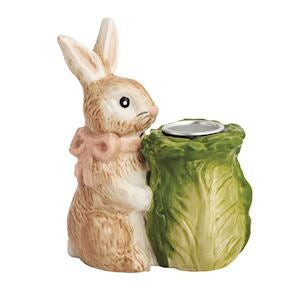 Cabbage Bunny Taper Holder