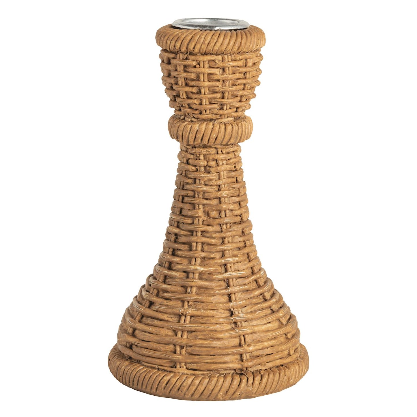 Large Woven Resin Taper Holder