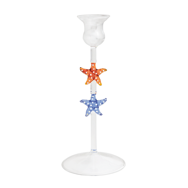 Starfish Glass Taper Holder