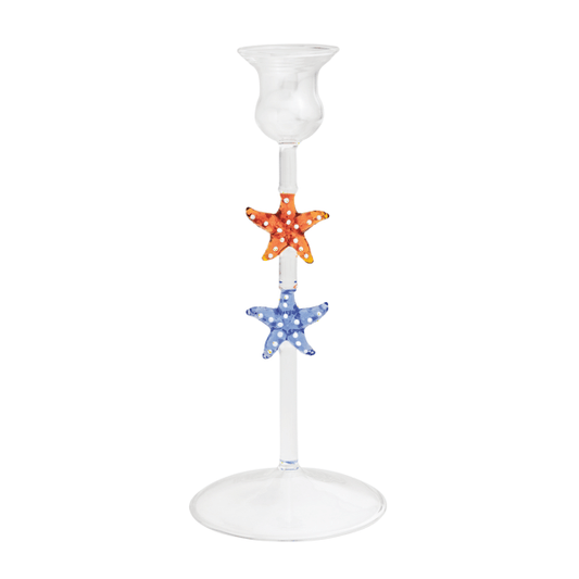 Starfish Glass Taper Holder